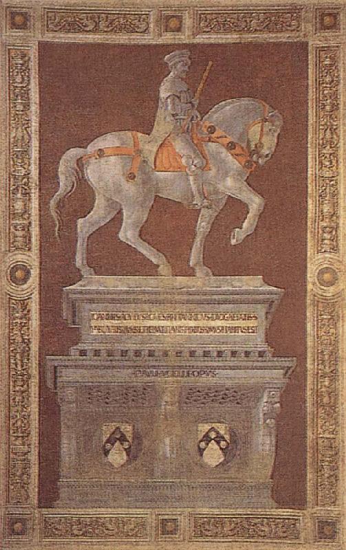 UCCELLO, Paolo Reiterportrat of John Hawkwood